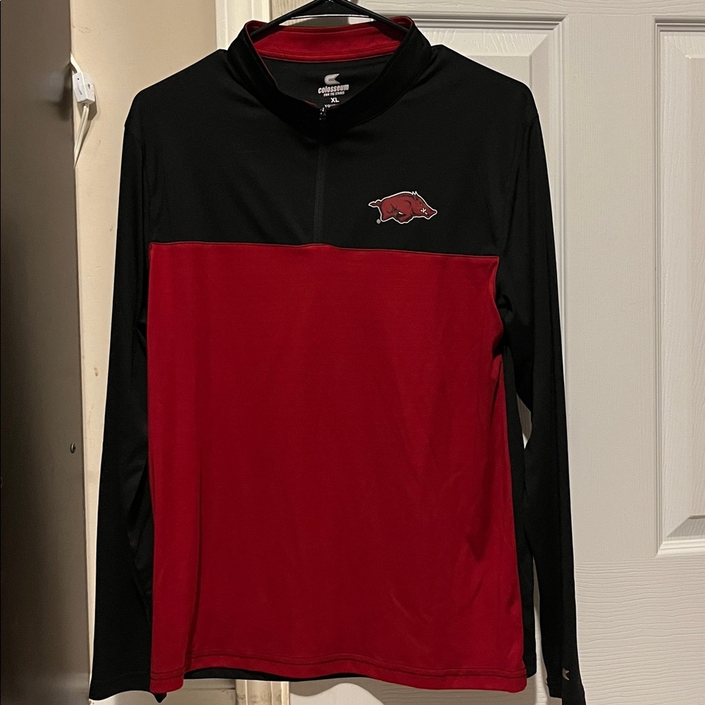 Arkansas Razorbacks Red and Black Pullover